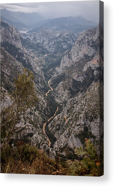 Landscape Acrylic Print featuring the photograph The Road by Santi Carral