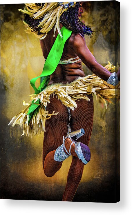 Dancer Acrylic Print featuring the photograph The Samba Dancer by Chris Lord