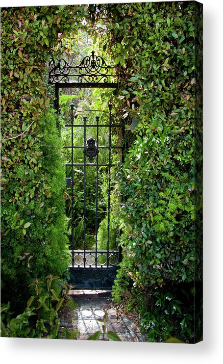 Garden Acrylic Print featuring the photograph The Secret Garden by Roger Mullenhour