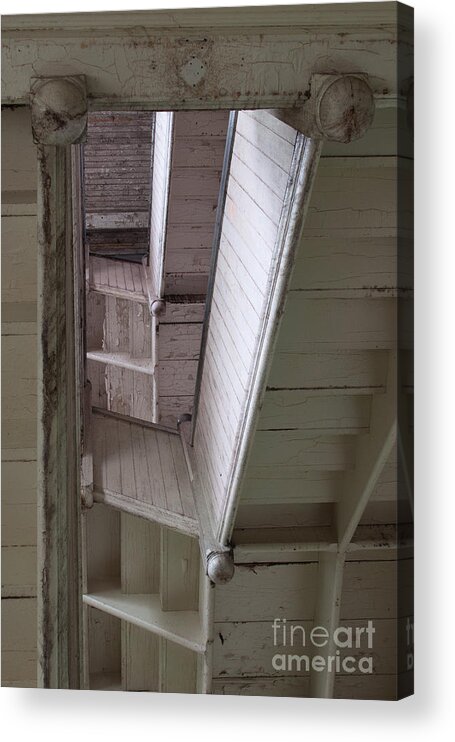 Biddeford Acrylic Print featuring the photograph The stairs verticle by David Bishop