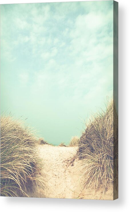 Adventure Acrylic Print featuring the photograph The way to the beach by Maria Heyens