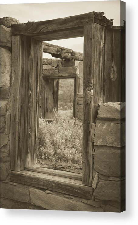 Arizona Acrylic Print featuring the photograph The Windows of Time 2 by Teresa Wilson