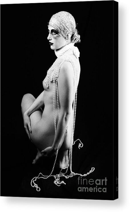 Pearls Acrylic Print featuring the photograph Theater of jewels by Robert WK Clark