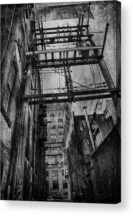 Theresa Tahara Acrylic Print featuring the photograph There Once Was A City by Theresa Tahara