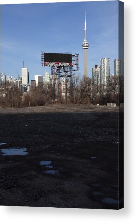 Urban Acrylic Print featuring the photograph This Shot Will Also Be Impossible Next Year by Kreddible Trout