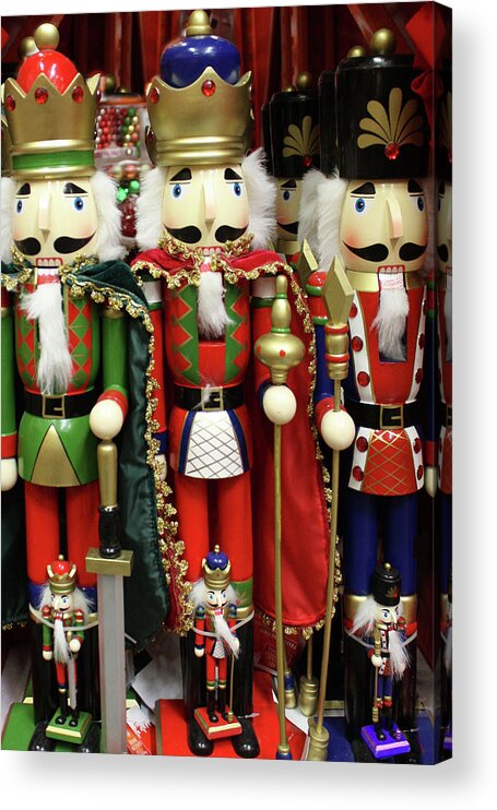 Nutcrackers Acrylic Print featuring the photograph Three Wise Crackers by Gravityx9 Designs