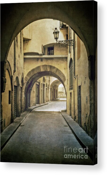 Kremsdorf Acrylic Print featuring the photograph Through The Arches by Evelina Kremsdorf