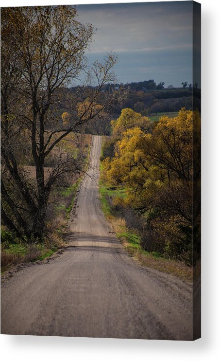 Country Acrylic Print featuring the photograph Through the Fall by Jim Bunstock