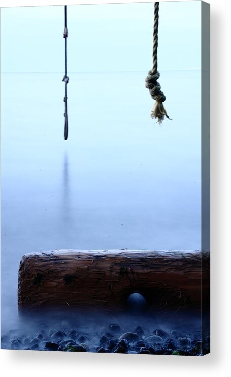 Rope Acrylic Print featuring the photograph To Where? by Kreddible Trout