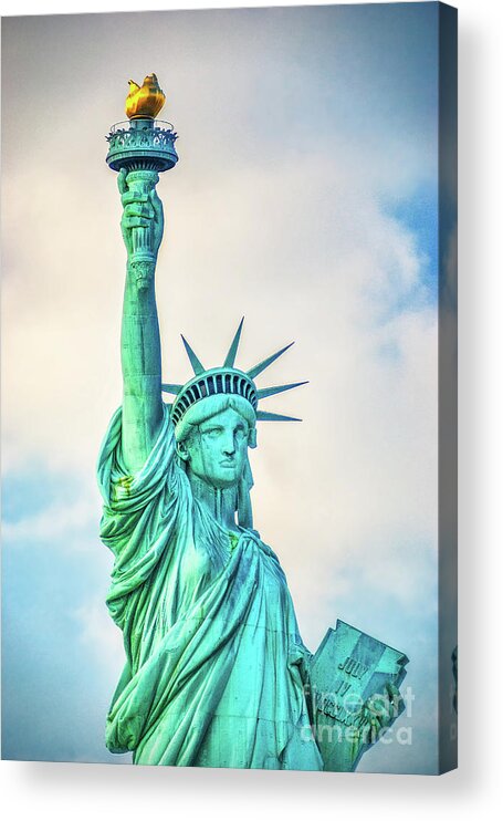 Liberty Acrylic Print featuring the photograph Torch of Liberty by Nick Zelinsky Jr