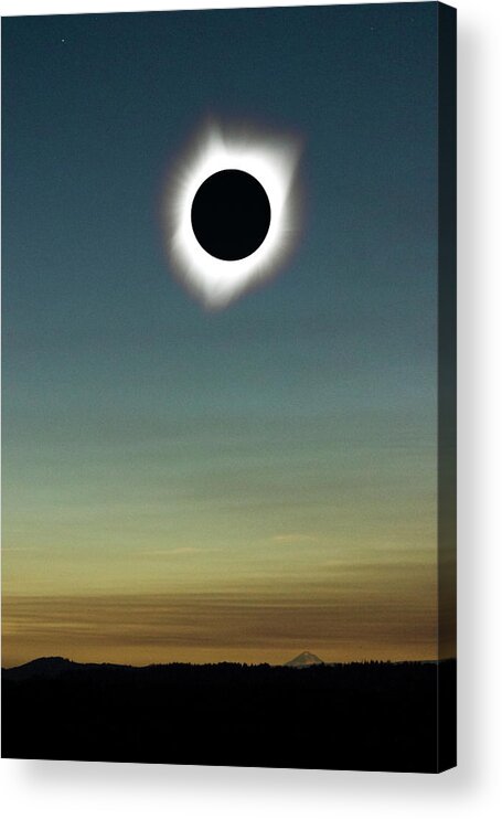 Eclipse Acrylic Print featuring the photograph Totality by Morgan Wright