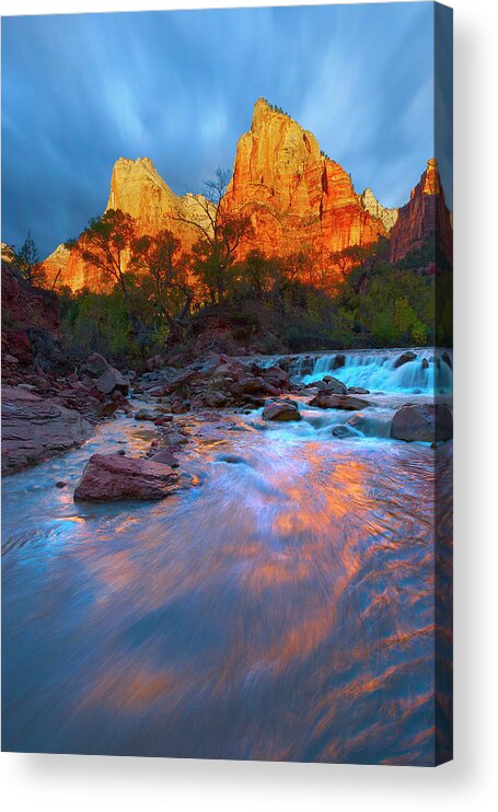 Brian Knott Acrylic Print featuring the photograph Towering InfernoS by Brian Knott Photography
