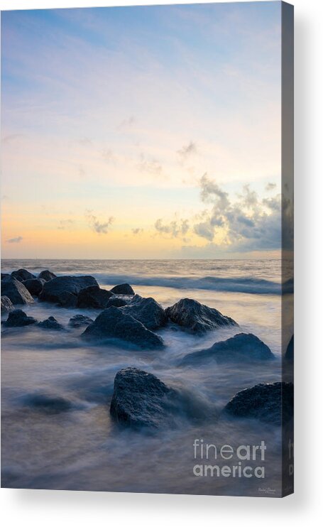 Folly Beach Acrylic Print featuring the photograph Tranquil Folly Beach by Jennifer White
