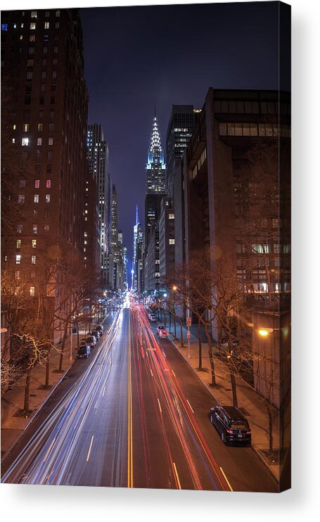 New York City Acrylic Print featuring the photograph Tudor Pl by Raf Winterpacht