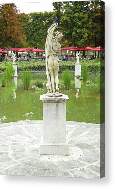 Tuileries Garden Acrylic Print featuring the photograph Tuileries Trollop by Robert Meyers-Lussier