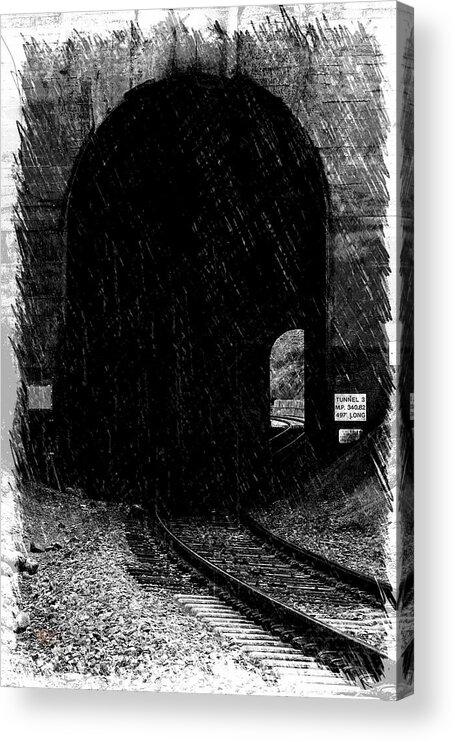 Caliente Acrylic Print featuring the photograph Tunnel No 3 by Jim Thompson