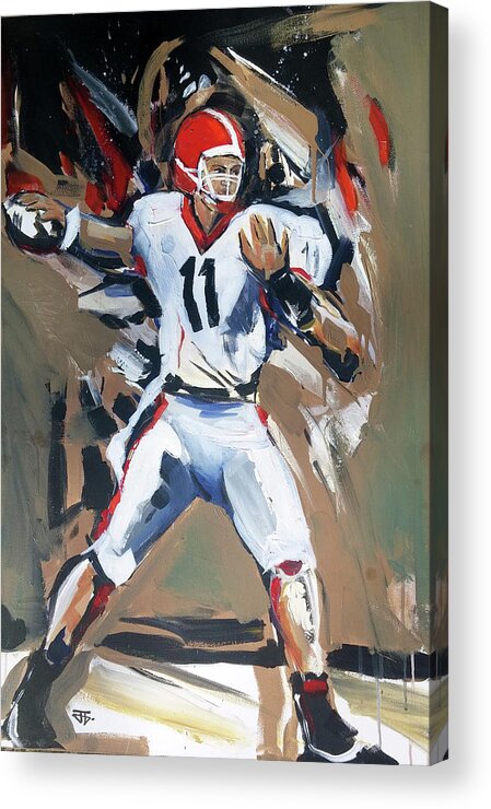 Uga From Acrylic Print featuring the painting Uga From by John Gholson