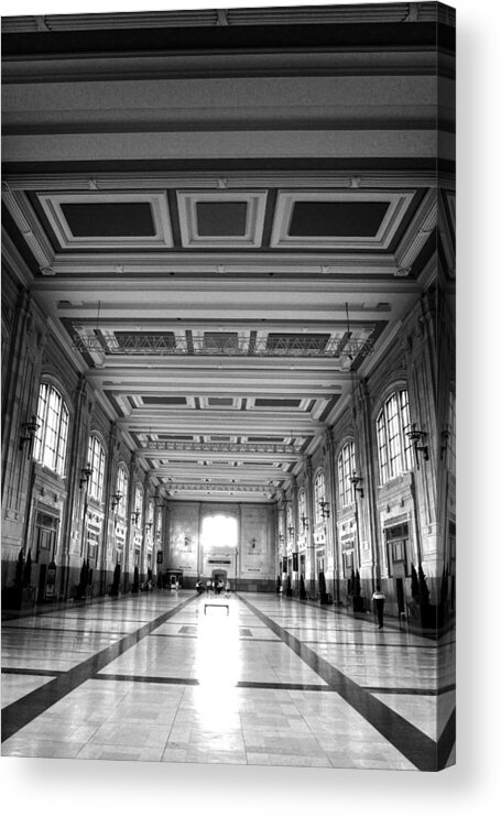 Perspective Acrylic Print featuring the photograph Union Station Perspective by George Taylor