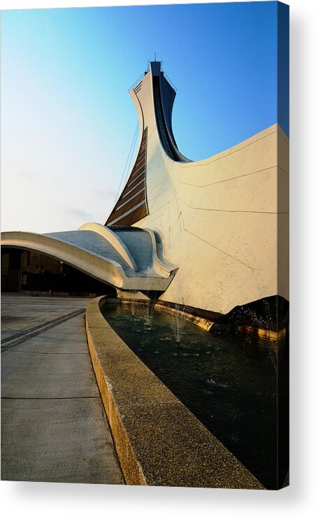 Olympique Acrylic Print featuring the photograph up by Jean-Marc Robert