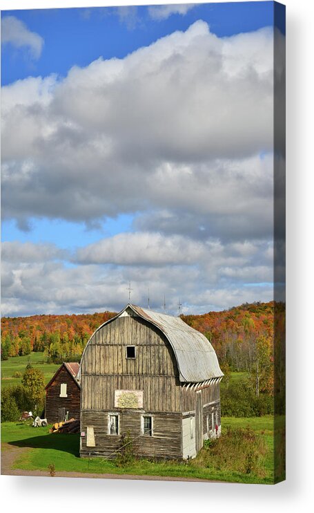 Michigan Acrylic Print featuring the photograph UP Michigan Farm by Ray Mathis