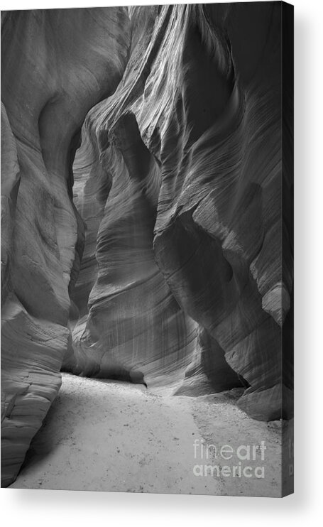 Slot Canyon Acrylic Print featuring the photograph Utah Sculpture by Adam Jewell