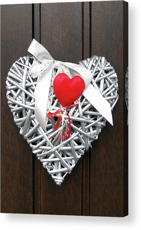 Heart Acrylic Print featuring the photograph Valentine Heart by Juergen Weiss
