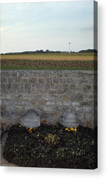 Grave Acrylic Print featuring the photograph Van Gogh Graves by Erik Falkensteen