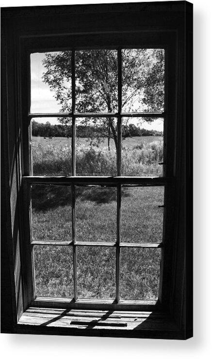 Window Acrylic Print featuring the photograph View to Yesterday by Joanne Coyle