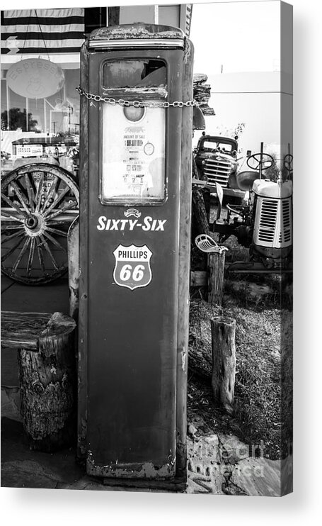 Gas Pump Acrylic Print featuring the photograph Vintage Gas Pump by Anthony Sacco