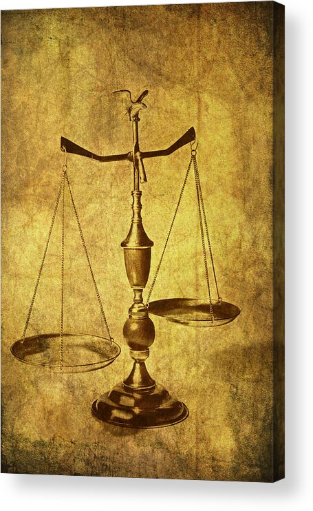 Scale Acrylic Print featuring the photograph Vintage Scale by Tom Mc Nemar