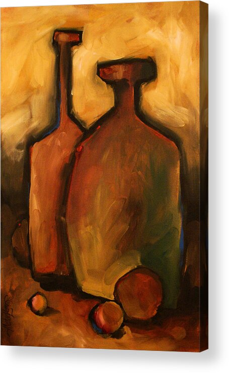 Still Life Acrylic Print featuring the painting Waiting by Michael Lang