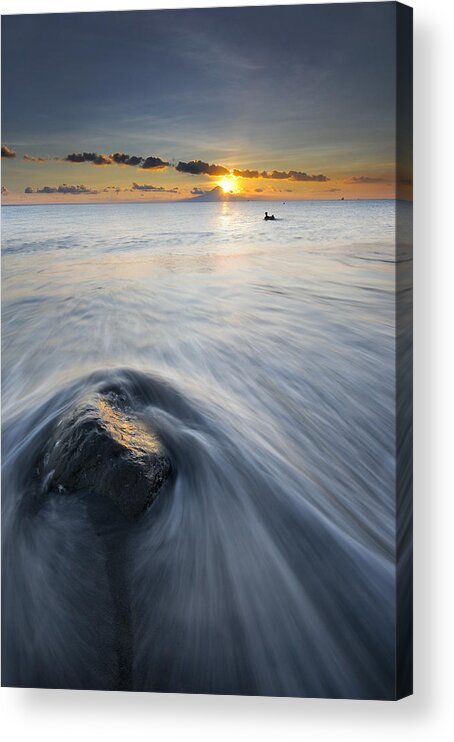 Ampenan Acrylic Print featuring the photograph Wave by Ng Hock How