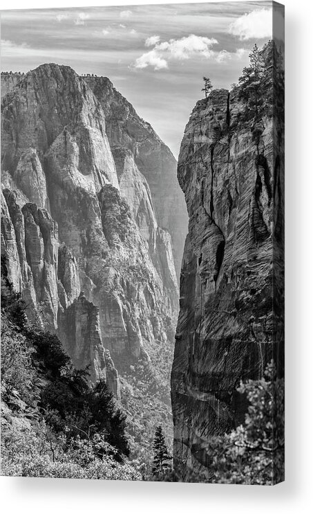 Zion Acrylic Print featuring the photograph Where Angels Land by Jim Cook