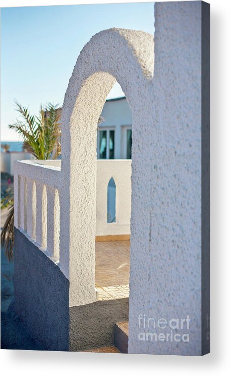 Architecture Acrylic Print featuring the photograph White Andalusian Village Detail by Heiko Koehrer-Wagner