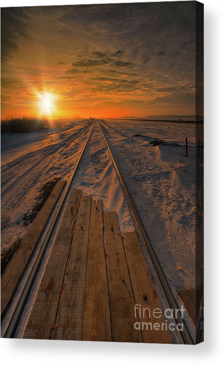 Canada Acrylic Print featuring the photograph Winter Passage by Ian McGregor