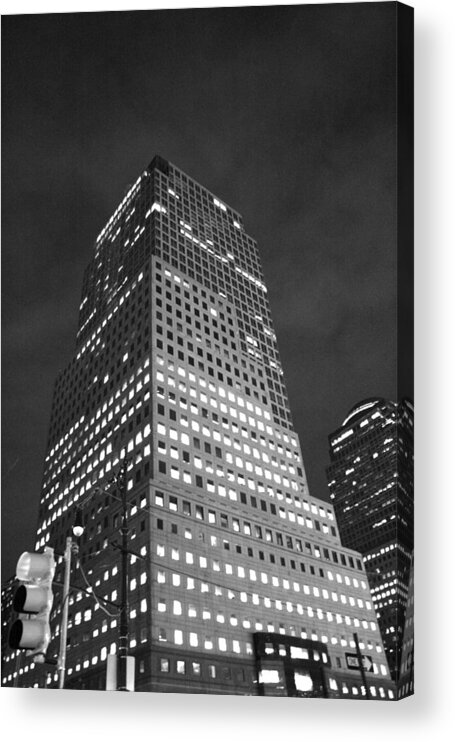 Skyscraper Acrylic Print featuring the photograph World Financial One by Christopher J Kirby