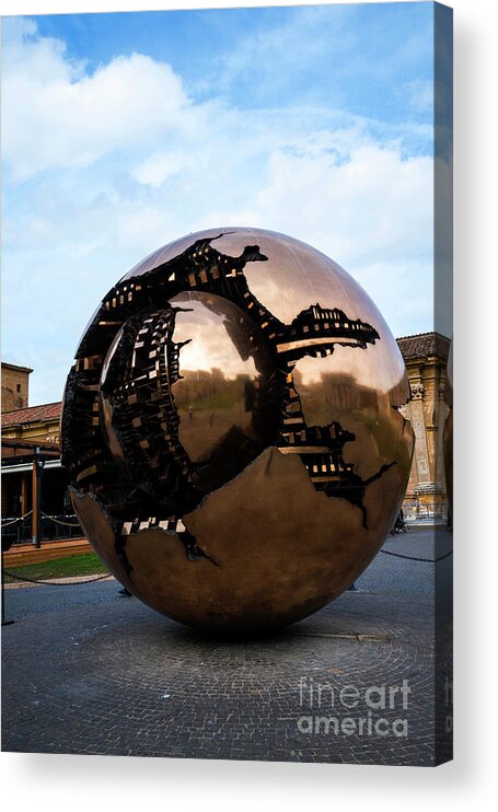World Within A World Acrylic Print featuring the photograph World within a World by Brenda Kean
