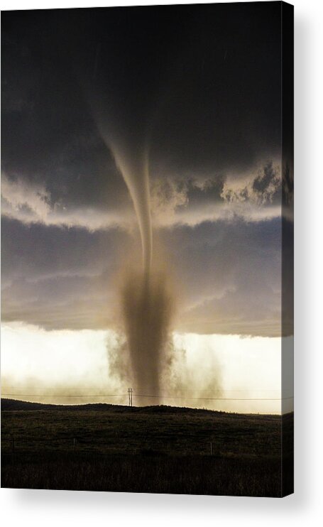 Nebraskasc Acrylic Print featuring the photograph Wray Colorado Tornado 055 by NebraskaSC