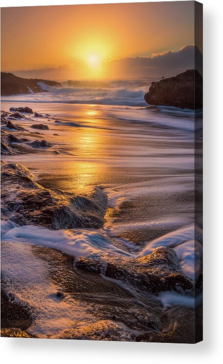 Oregon Acrylic Print featuring the photograph Yachats' Sun by Darren White