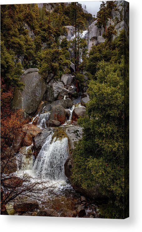 Yosemite Acrylic Print featuring the photograph Yosemite in Winter 11 by Mike Penney