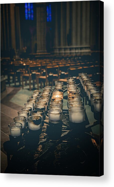 Catholic Acrylic Print featuring the photograph You Were There For Me by Lucinda Walter