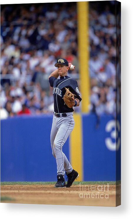 People Acrylic Print featuring the photograph Alex Rodriguez 3 by Jamie Squire