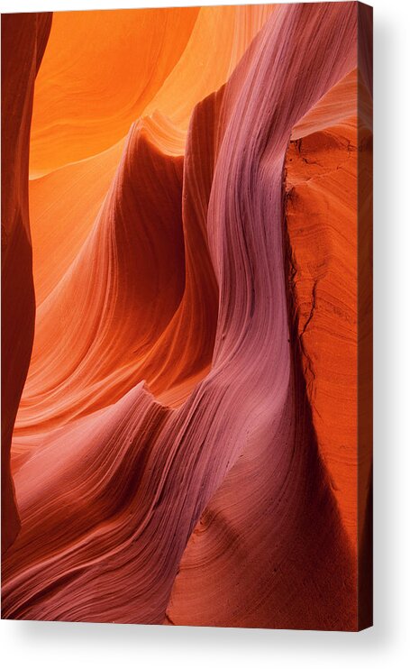 Tranquility Acrylic Print featuring the photograph Antelope Canyon, Page, Arizona by Paul Souders