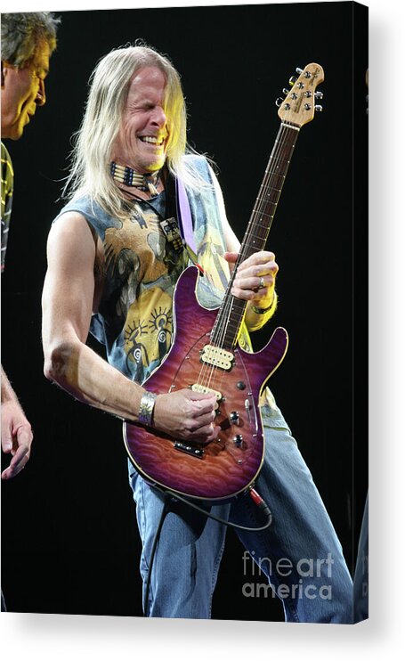 Deep Purple Acrylic Print featuring the photograph Steve Morse - Deep Purple #2 by Concert Photos