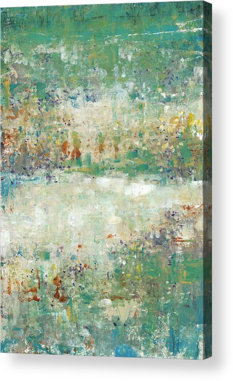 Abstract Acrylic Print featuring the painting Flower Path I #1 by Tim Otoole