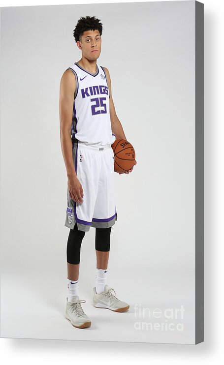 Justin Jackson Acrylic Print featuring the photograph Justin Jackson Rookie Shoot by Steve Yeater