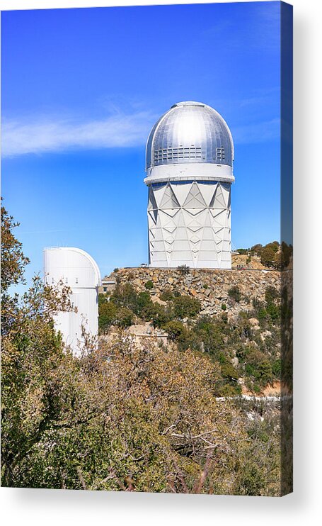 Observatory Acrylic Print featuring the photograph Kitt Peak Observatory AZ #1 by Chris Smith