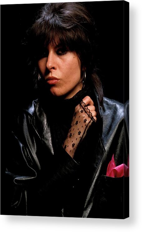 Photo Of Chrissie Hynde And Pretenders Acrylic Print by Fin Costello -  