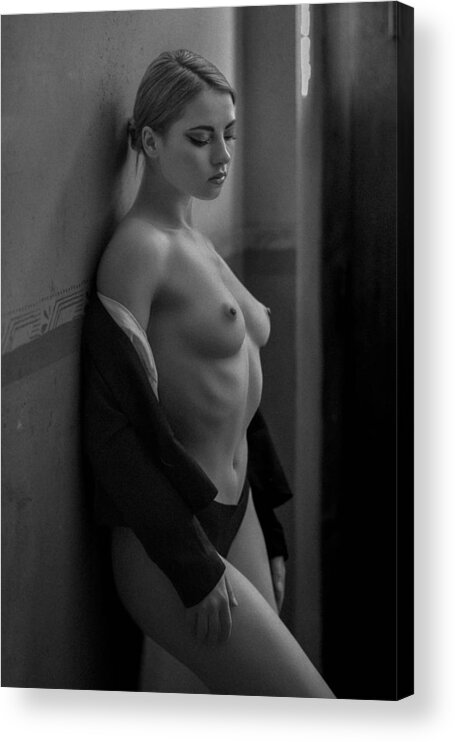 Blackandwhite
Portrait
Naturallight
Mood
Sensual
Dreamy
Expression
Model Acrylic Print featuring the photograph Sophie #1 by Arpeggio1960