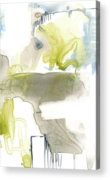 Abstract Acrylic Print featuring the painting Wandering Layers II #1 by Jennifer Goldberger
